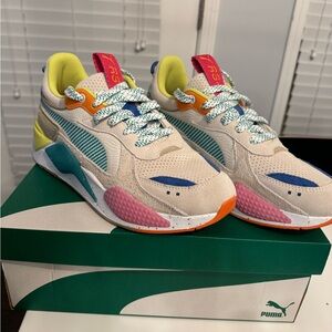 Puma Rs-x Suede Multi Alpine Snow / Prairie Tan